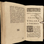 1684 Ottoman Turks 1ed Danube River Travel Guide MAPS Austro-Turkish WAR Birken