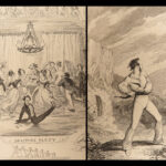 1870 Omnibus by George Cruikshank Comic English Essays & Art Engravings BINDING