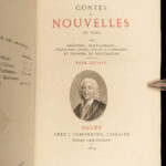 1878 STUNNING Contes et Nouvelles FAMOUS Voltaire Perrault Fables Fairy Tales