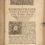 1640 Bishops WAR 1ed Church of Scotland Remonstrance England Covenanter Pamphlet