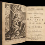 1681 King Charles I Eikon Basilike Trial English Civil War John Gauden London