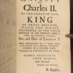 1681 King Charles I Eikon Basilike Trial English Civil War John Gauden London