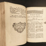 1722 BEAUTIFUL Catholic Church Divine Office Liturgy Latin Prayer Bible Psalms
