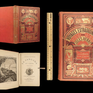 1881 Jules Verne 1st ed 800 Leagues Amazon Jangada South America French Hetzel