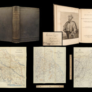 1885 Confederate 1ed JEB STUART Civil War GETTYSBURG Maps Bull Run Bouldin CSA