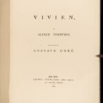 1868 Vivien Alfred Tennyson GUSTAVE DORÉ Art Idylls of the King Arthur Guinevere