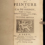 1684 Art of Painting du Fresnoy French Latin Arte Graphica Peinture 31 Plates