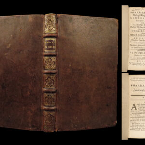 1699 Royal Dispensatory Pharmacy London Pharmacopeia Medicine Opium Vipers Venom