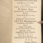 1699 Royal Dispensatory Pharmacy London Pharmacopeia Medicine Opium Vipers Venom