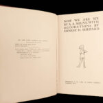 1927 Winnie the Pooh 1ed MILNE Now We Are Six Children’s Classic Shepard ART