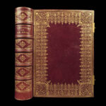 1878 EXQUISITE Catholic Fine Binding Parishioners Romain Prayers French Latin