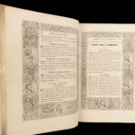 1878 EXQUISITE Catholic Fine Binding Parishioners Romain Prayers French Latin
