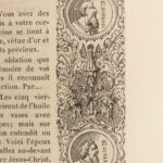 1878 EXQUISITE Catholic Fine Binding Parishioners Romain Prayers French Latin
