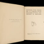 1926 TRUE 1st ed 1st Winnie the Pooh AA Milne Illustrated Children’s Literature