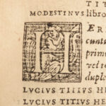 1571 Justinian LAW Corpus Juris Civilis DIGEST Pandects Rouillium Byzantine RARE