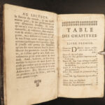 1677 Essays of Michel de Montaigne France Renaissance Philosophy Humanism RARE