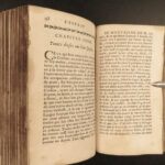 1677 Essays of Michel de Montaigne France Renaissance Philosophy Humanism RARE