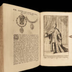 1697 Knights Chivalry DUTCH Military Orders Teutonic Illustrated Schoonebeek