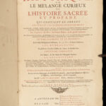 1698 Louis Moreri Historical Dictionary RARE Encyclopedia French 4v HUGE FOLIOS