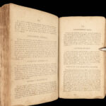 1829 HERBAL 1ed Medical Botanical Medicine Plants Botany Cures Surgery Cleveland