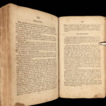 1829 HERBAL 1ed Medical Botanical Medicine Plants Botany Cures Surgery Cleveland