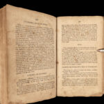 1829 HERBAL 1ed Medical Botanical Medicine Plants Botany Cures Surgery Cleveland