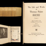 1925 Thomas Paine Life & Work Thomas EDISON Patriot edition Common Sense 10v SET