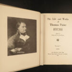 1925 Thomas Paine Life & Work Thomas EDISON Patriot edition Common Sense 10v SET