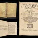 1675 1ed Greatness of Jesus Christ by Jesuit Daniel Bartoli Italian Rome Bologna