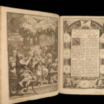 1696 BEAUTIFUL ART Catholic Missal Bible Prayers Liturgy Chant Music Lyon RARE