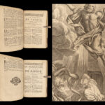 1721 BEAUTIFUL French ROYAL Mass Catholic Breviary Missal Armorial Arms Binding