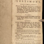 1750 SCOTLAND + Parish LAW Church England 1765 Willison Testimony for Ministers