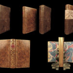 1767 Latin New Testament Bible MAP Novum Testamentum Barbou Leather Case Vatican