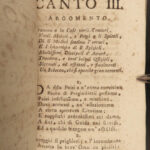 1793 Astronomy Epic Poem Italian Certa Galileo Newton Brahe Copernicus Palermo