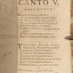 1793 Astronomy Epic Poem Italian Certa Galileo Newton Brahe Copernicus Palermo