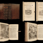 1680 Virgil Aeneid + 1684 Plautus Comedies Plays Classical Latin Rome 2v Lot