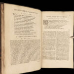 1680 Virgil Aeneid + 1684 Plautus Comedies Plays Classical Latin Rome 2v Lot