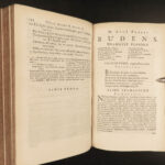 1680 Virgil Aeneid + 1684 Plautus Comedies Plays Classical Latin Rome 2v Lot