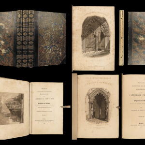 1836 ARCHITECTURE 1ed Winkles Cathedral Churches 178 Steel Plates England Wales