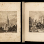 1836 ARCHITECTURE 1ed Winkles Cathedral Churches 178 Steel Plates England Wales