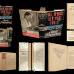 1940 Ernest Hemingway 1st ed For Whom the Bell Tolls American War ORIGINAL DJ
