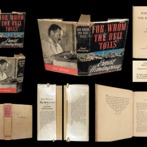 1940 Ernest Hemingway 1st ed For Whom the Bell Tolls American War ORIGINAL DJ