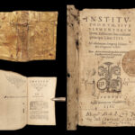 1591 LAW Justinian Institutes Codex Rome Corpus Juris Civilis Gregor Haloander