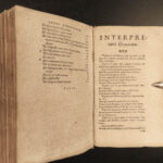 1591 LAW Justinian Institutes Codex Rome Corpus Juris Civilis Gregor Haloander