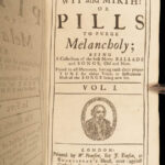 1719 Thomas d’Urfey MUSIC Wit & Mirth Songs for Melancholy Humor Singing Jokes