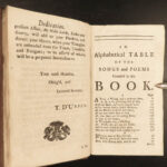 1719 Thomas d’Urfey MUSIC Wit & Mirth Songs for Melancholy Humor Singing Jokes