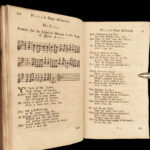 1719 Thomas d’Urfey MUSIC Wit & Mirth Songs for Melancholy Humor Singing Jokes