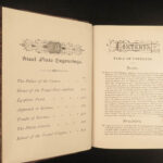 1884 BEAUTIFUL Museum of Antiquity EGYPT Pagan Occult Rituals Babylon POMPEII