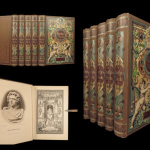 1902 von GOETHE Illustrated FINE BINDING 5v SET German Literature Werther Faust