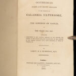 1819 Kingdom of Naples 1st ed Calabria Ulteriore Travels Voyages Girace Brigands